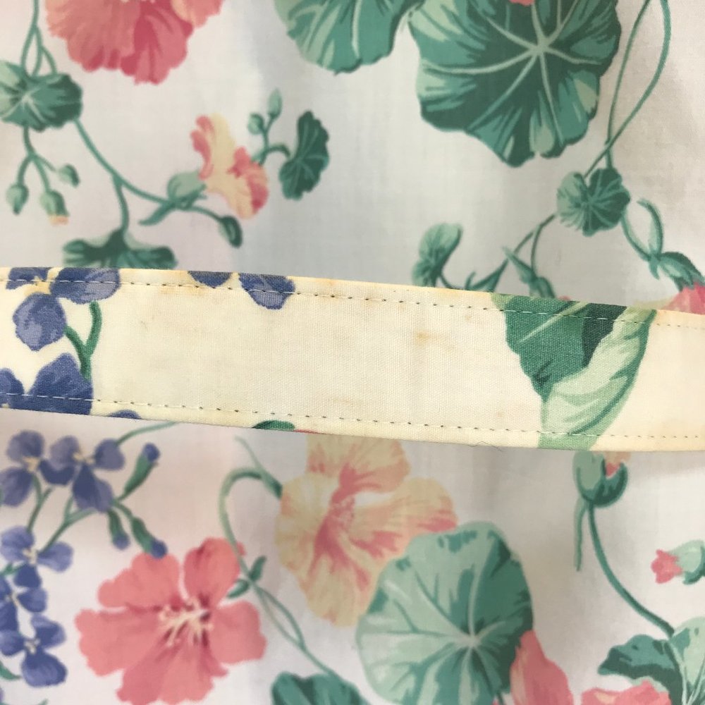 Vintage Classic 50' 60's Dress Morning Glory Print - Picture 10 of 11